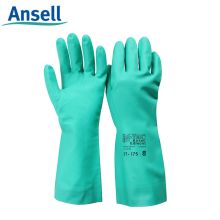 安思尔Ansell 37-175 Sol-Vex 丁腈手套 8码 耐磨耐油耐酸碱劳保 (单位：副)