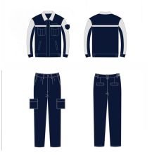 沃克迪威 CP-15018 全棉防静电(98%棉2%导电丝) 售后春秋工作服上衣(单位:件)