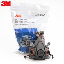 3M 6200 ^ 防毒面具 6200底座*1+2091CN滤棉*2片