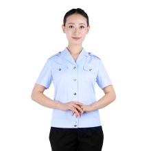 国产 均码 外穿短袖衬衣工作服 蓝（单位：件）