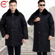 国产 XXXL码 中长加长多功能老式保安棉大衣 藏青色（单位：件）