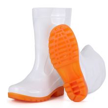 澳特踏雨 606^202203110007 ^ 白色中帮 食品卫生雨靴劳保防水鞋 PVC(聚氯乙烯)39-45