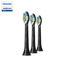 飞利浦 PHILIPS HX6063/96(6063/35升级款) 电动牙刷头 钻石炫亮型 3支装 黑色 适配HX6874 HX9352 HX9372