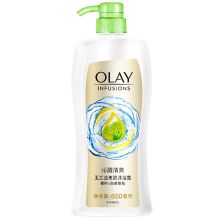 玉兰油 Olay沁醒清爽美肌沐浴露青柠+白茶香氛 650ml 单位：瓶