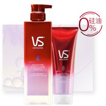 沙宣 洗发水500ml+护发素210ml 无硅油迷迭香养根韧发洗护套装 红（单位：套）