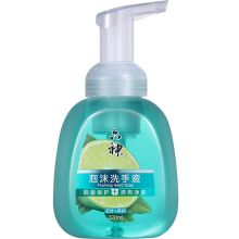 六神 泡沫洗手液艾叶+青柠 320ml 单位：瓶