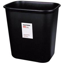 得力 9562 方形垃圾桶 15L(计价单位：个)黑色