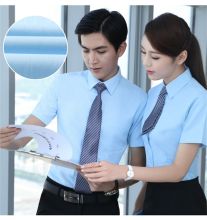国产 M码 短袖套装（白衬衫+黑裤） 女款工作服工装白衬衣夏（单位：套）