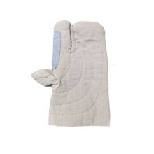 奥汀斯登/ATSD 三指帆布加皮 通用手套  加厚棉 防烫隔热 1双
