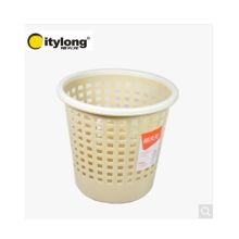 禧天龙 Z-7301 镂空纸篓8.5L 26*24.5cm 白色（单位：个）