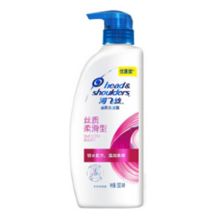 海飞丝 500ml 男女士丝质柔滑型去屑洗发水 香味随机（单位：瓶）