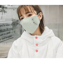 暖芬（NuanFen）口罩男女防尘防花粉舒适耳戴式透气骑行防护面罩可水洗 ALKZ001B-灰色（单位：个）