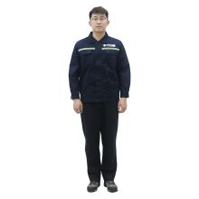燕舞 YW2019ZYTT5023CQ 170码 防静电工作服 春秋款 男女同款 LOGO定制 藏蓝色 (单位：套)