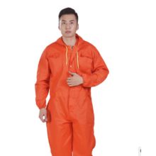 国产 L码 防尘连体带帽工作服 橘色（单位：件）