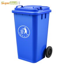 国产 LJT100D 590*460*730mm 100L 户外环保分类垃圾桶蓝色 （单位：个）
